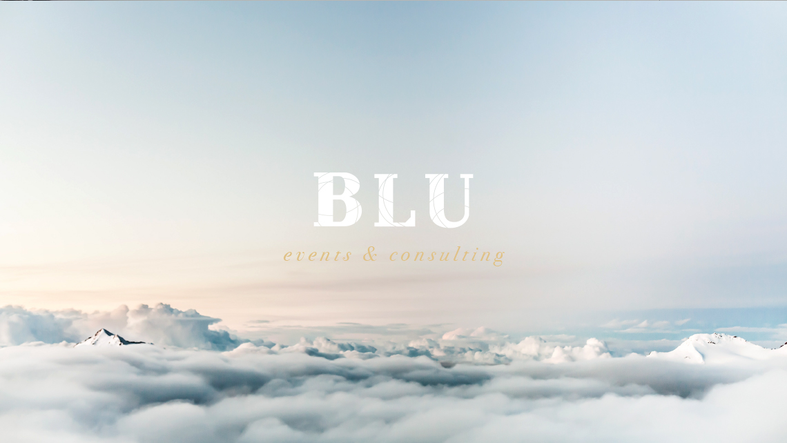 BLU EVENTS branding identité